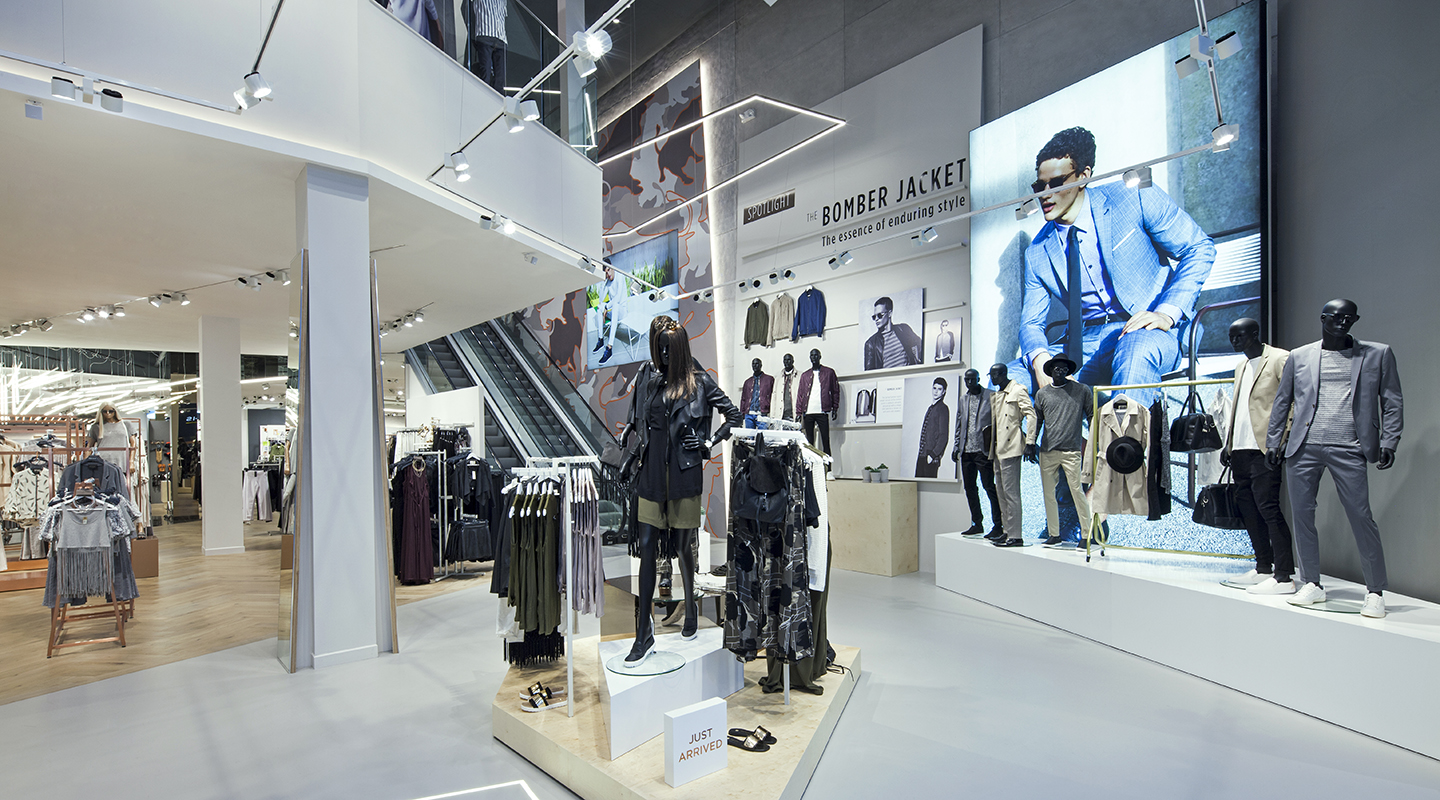River Island store inside