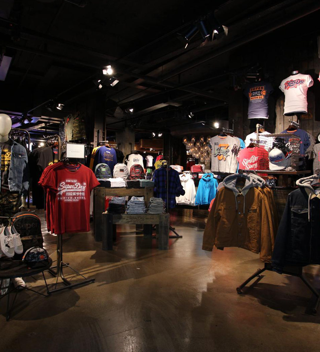 Super dry store inside
